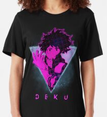 Deku Retro 80s - My Hero Academia | Izuku Midoriya Anime Shirt Slim Fit T-Shirt