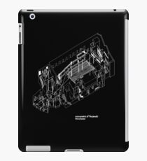 Axonometric Of The Haç (black version) iPad Case/Skin