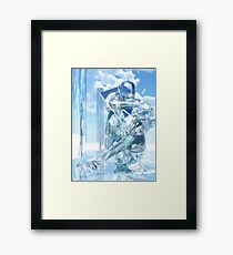 Sad Blue Eyes Framed Print