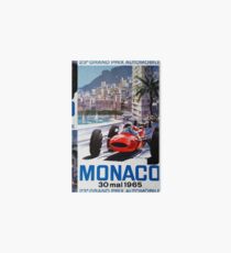 Rennplakat, T-Shirt, Gran Prix de Monaco, 1965, Vintages Plakat Galeriedruck