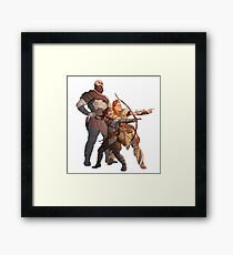 God of War Kratos Arteus Hunting Framed Print