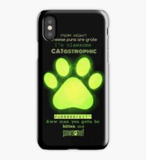 Miraculous Ladybug - Chat Noir / funny cat puns iPhone Case