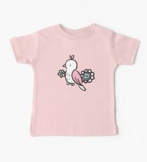 Sweet Birdies Floral Baby Tee