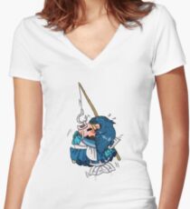 Sailor Carp Women's Fitted V-Neck T-Shirt