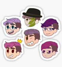Sander Points! - purple set (stickers) Sticker