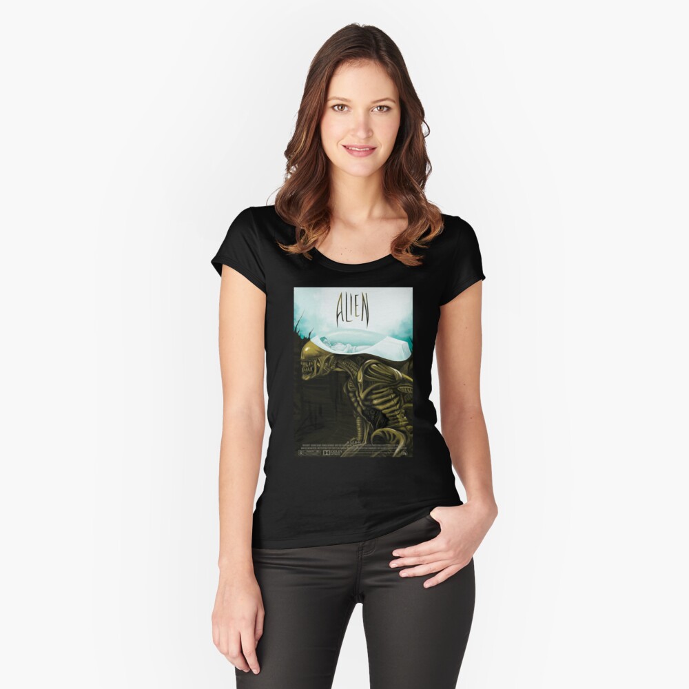 Alien Fitted Scoop T-Shirt