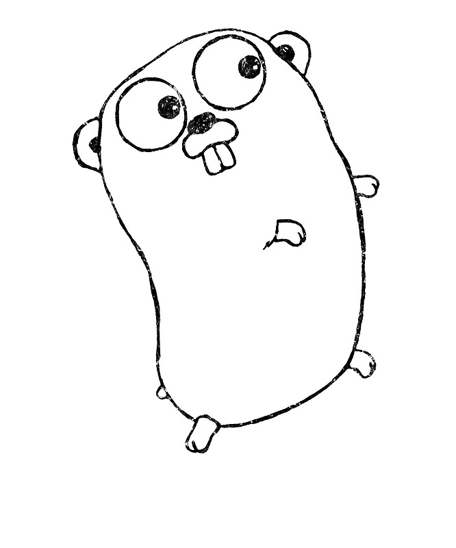 Message golang. Golang лого. Gopher golang. Golang logo no Mascot.