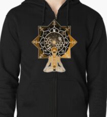 Theosophy Kemetic Egyptian Mandala Zipped Hoodie