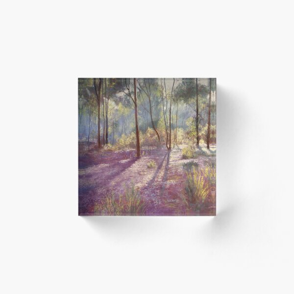 'Ironbark Shadows' Acrylic Block