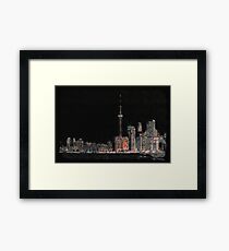Toronto Nights Framed Print