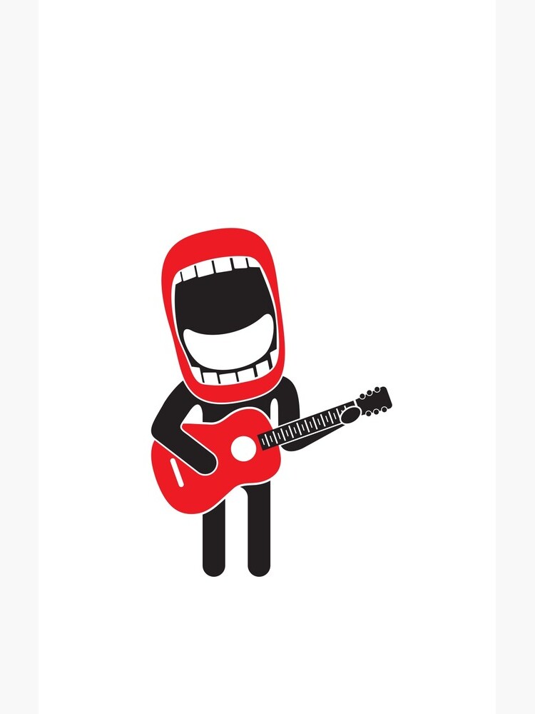loud singing guitarist by kislev
