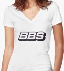 BBS Merchandise Women's Fitted V-Neck T-Shirt
