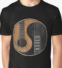 Yin Yang Guitar Graphic T-Shirt