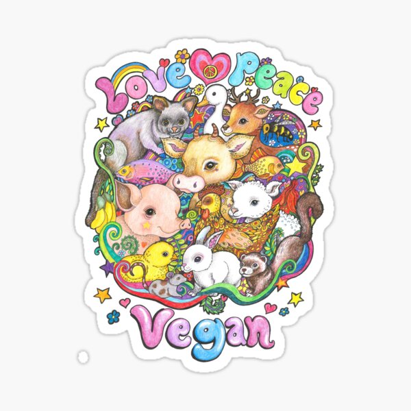 Vegan Stickers | Redbubble