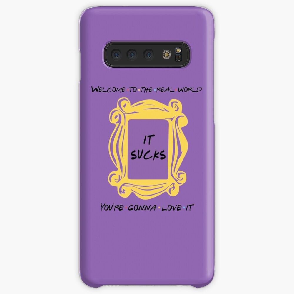 Welcome To The Real World Friends Quote Friends Door Frame Case