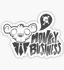 Monkey Business Sticker