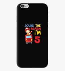 Sound The Alarm I'm 5 Little Firefighter iPhone Case