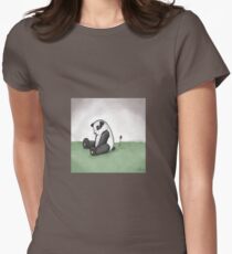 Sadpanda.jpg Women's Fitted T-Shirt