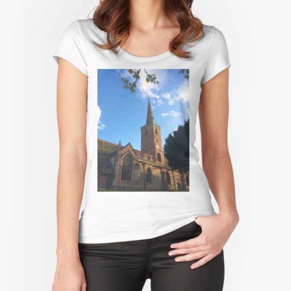 Saint John the Baptist Church, Halesowen, West Midlands, UK Fitted Scoop T-Shirt