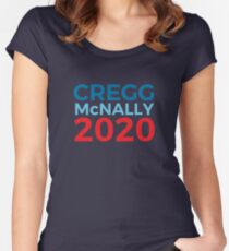 CJ Cregg Nancy McNally 2020 / The West Wing Women's Fitted Scoop T-Shirt