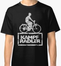 Cyclist Cyclist Riding Bicycle (Vintage White) Classic T-Shirt
