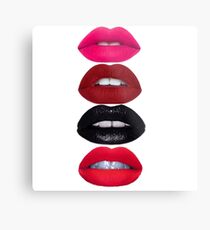 Lienzo metálico Lovely Lady Lips