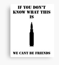 Bullet Canvas Print