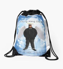 RIP YOUNG KING DAVE Drawstring Bag