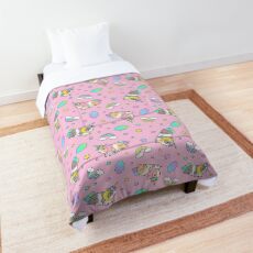 Piggycorn Pattern in pink Comforter