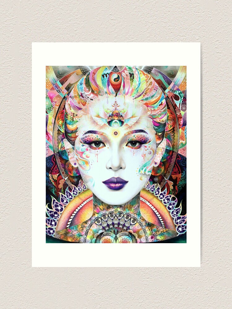 Alternate view of Guan Yin Art Print