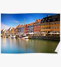 Nyhavn Harbour - Copenhagen, Denmark Poster
