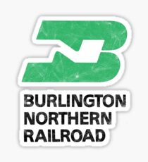 Burlington Northern Railroad Sticker