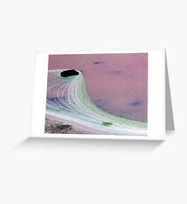 Coral coloured sea Greeting Card