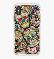 Sugar Skull Collage iPhone Case