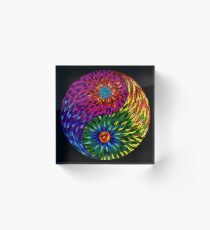 Yin-Yang Acrylic Block