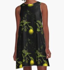 Lime A-Line Dress