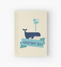 Deep Blue Sea Whale Hardcover Journal