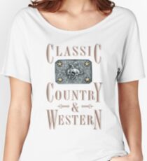 Classic Country & Western (Bucking Bronco) Women's Relaxed Fit T-Shirt
