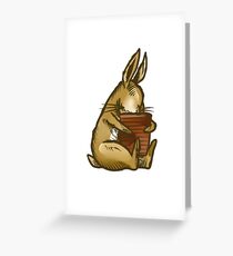 WINNIE THE POOH - Rabbit & Honey Pot Greeting Card