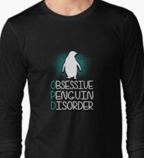 Obsessive Penguin Dissorder | penguin shirt | penguin gifts | penguin clothes | penguin accessories | penguin mug | penguin t shirt | pittsburgh penguins Long Sleeve T-Shirt