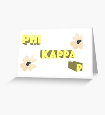 PHI KAPPA PI - Alpha Clio Geneseo Sticker Greeting Card