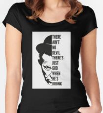 Tom Waits - No Devil Women's Fitted Scoop T-Shirt