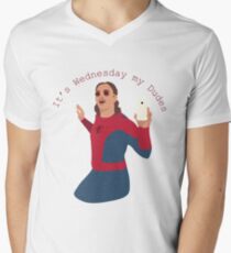 It's Wednesday My Dudes Men's V-Neck T-Shirt
