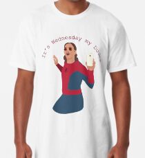 Camiseta larga Es miércoles, mis amigos