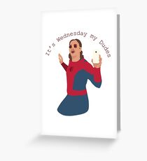 Tarjeta de felicitación Es miércoles, mis amigos