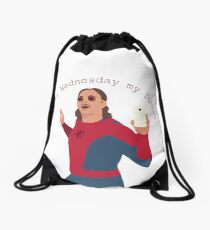 It's Wednesday My Dudes Drawstring Bag