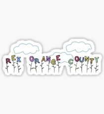little garden of rex orange county flowers Sticker