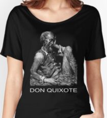 Don Quixote of La Mancha is placed in a cage Women's Relaxed Fit T-Shirt