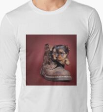 Yorkie in boots Long Sleeve T-Shirt
