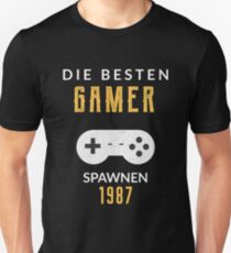 Camiseta ajustada Die Besten Gamer Spawnen 1987